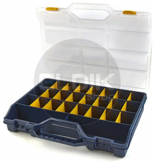 Tayg Multibox 3 2x Assortimentsdoos 4-delig - L530 x B376 x H430 mm - Blauw - 303500/2