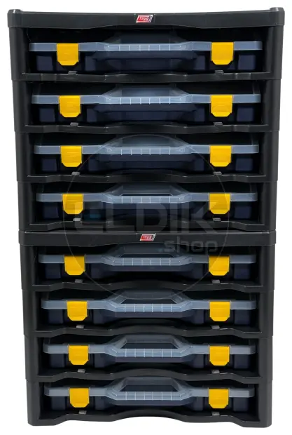 Tayg Multibox 3 2x Assortimentsdoos 4-delig - L530 x B376 x H430 mm - Blauw - 303500/2