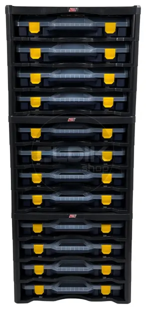 Tayg Multibox 3 2x Assortimentsdoos 4-delig - L530 x B376 x H430 mm - Blauw - 303500/2