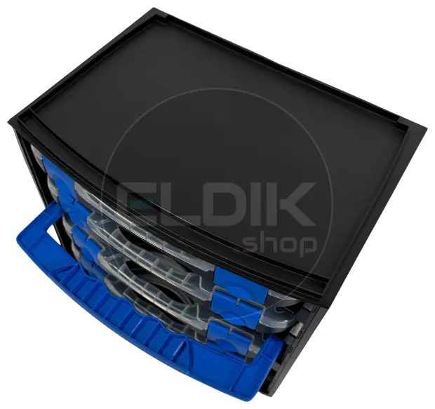 Tayg Multibox 1 Assortimentsdoos 4-delig - L335 x B250 x H275 mm - Zwart - 301551