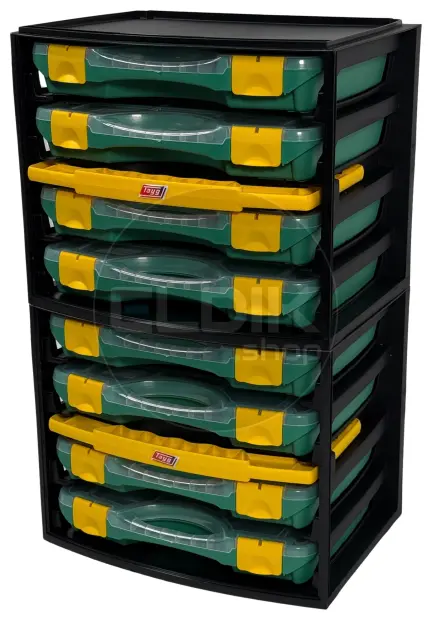 Tayg Multibox 1 Assortimentsdoos 4-delig – L335 × B250 × H275 mm - Groen - 301001