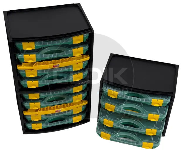 Tayg Multibox 1 Assortimentsdoos 4-delig – L335 × B250 × H275 mm - Groen - 301001