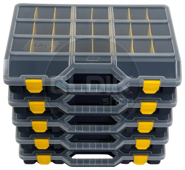 Tayg 47-26 5 x Assortimentsdoos L460 x B350 x H81 mm - Blauw - 147005/5