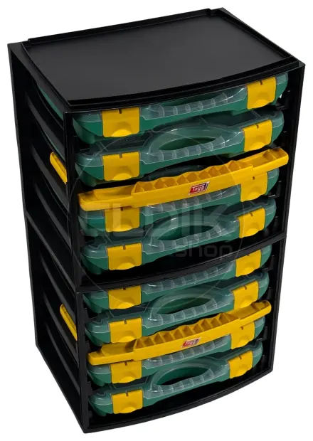 Tayg Multibox 1 2x Assortimentsdoos – L335 × B250 × H275 mm - Groen - 301001/2