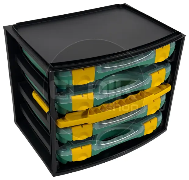 Tayg Multibox 1 2x Assortimentsdoos – L335 × B250 × H275 mm - Groen - 301001/2