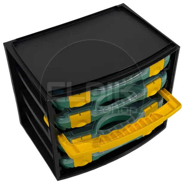 Tayg Multibox 1 2x Assortimentsdoos – L335 × B250 × H275 mm - Groen - 301001/2