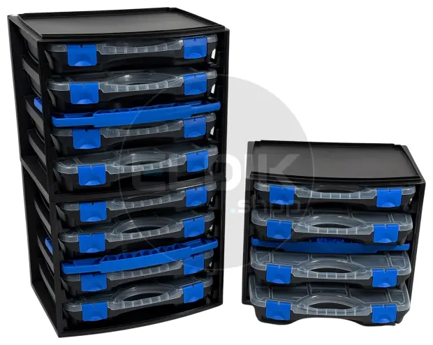 Tayg Multibox 1 2x Assortimentsdoos - L335 x B250 x H275 mm - Zwart - 301551/2