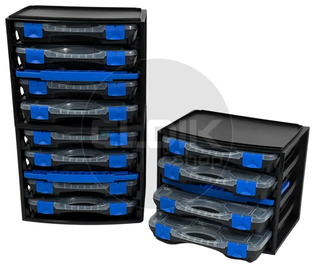 Tayg Multibox 1 2x Assortimentsdoos - L335 x B250 x H275 mm - Zwart - 301551/2