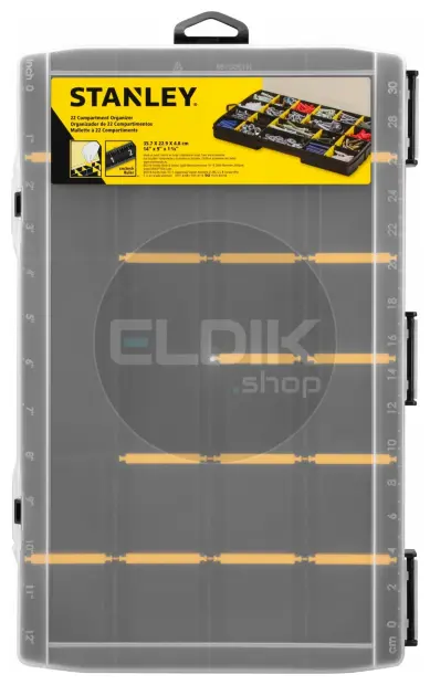 Stanley STST81681-1/8 8 x Organizer 22 Vakken | 357 x 229 x 48 mm