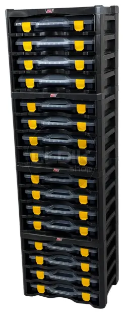Tayg Multibox 2 Assortimentsdoos 4-delig - L447 x B314 x H360 mm - Blauw - 302503
