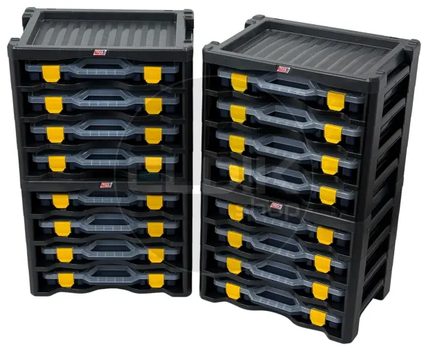 Tayg Multibox 2 Assortimentsdoos 4-delig - L447 x B314 x H360 mm - Blauw - 302503
