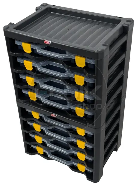 Tayg Multibox 2 Assortimentsdoos 4-delig - L447 x B314 x H360 mm - Blauw - 302503