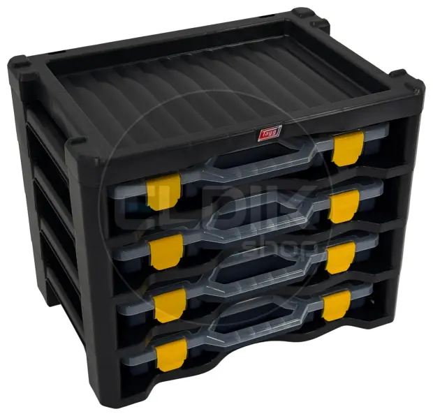 Tayg Multibox 2 Assortimentsdoos 4-delig - L447 x B314 x H360 mm - Blauw - 302503
