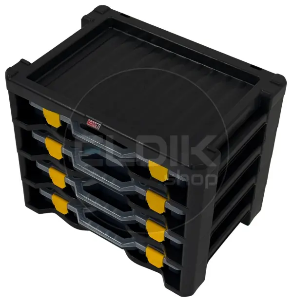 Tayg Multibox 2 Assortimentsdoos 4-delig - L447 x B314 x H360 mm - Blauw - 302503