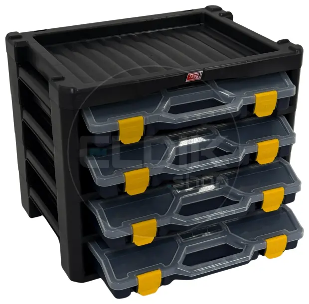 Tayg Multibox 2 Assortimentsdoos 4-delig - L447 x B314 x H360 mm - Blauw - 302503