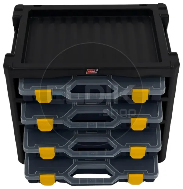 Tayg Multibox 2 Assortimentsdoos 4-delig - L447 x B314 x H360 mm - Blauw - 302503