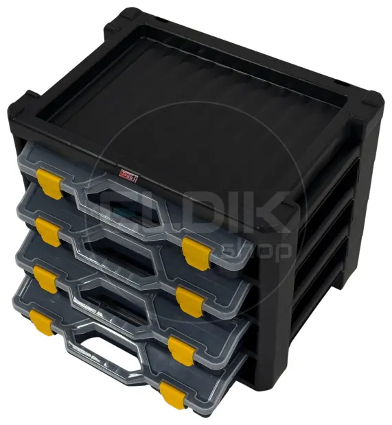 Tayg Multibox 2 Assortimentsdoos 4-delig - L447 x B314 x H360 mm - Blauw - 302503