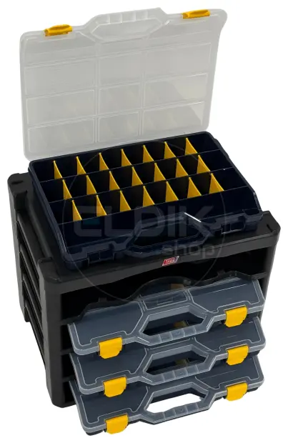 Tayg Multibox 2 Assortimentsdoos 4-delig - L447 x B314 x H360 mm - Blauw - 302503