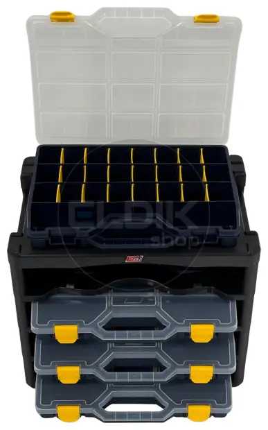 Tayg Multibox 2 Assortimentsdoos 4-delig - L447 x B314 x H360 mm - Blauw - 302503