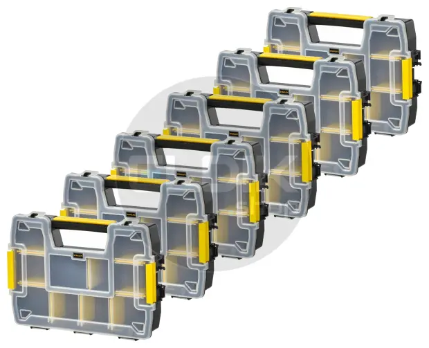 Stanley STST1-70720/6 6 x Sortmaster Organiser Light 297 x 224 x 71 mm