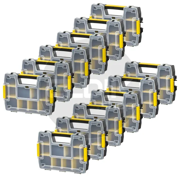 Stanley STST1-70720/12 12 x Sortmaster Organiser Light 297 x 224 x 71 mm