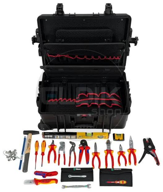Knipex Robust45 Move 63 Delige Gevulde Gereedschapskoffer - Elektra - 00 21 37