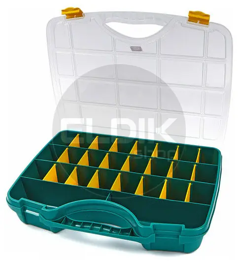 Tayg 23-26 Assortimentsdoos L388 x B290 x H61 mm - Groen - 023002