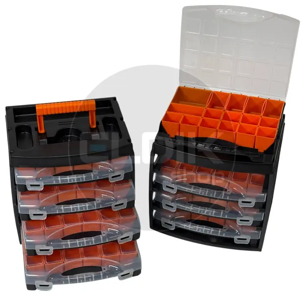 E-Tools Midibox Opbergassortimentbox met 4 assortimentsdozen - 179247