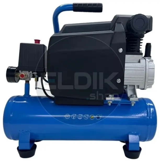 E-Tools 178813 Oliegesmeerde Compressor 8 bar | 6l | 75 l/min