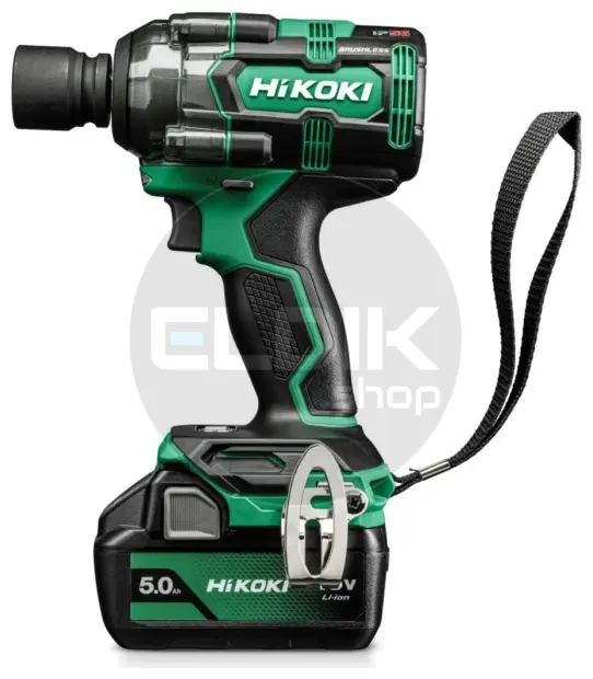 Hikoki WR18DHWPZ Accu slagmoersleutel - 18 V / 345 Nm-600 Nm / 1/2" - Inclusief lader en 2x 5.0Ah accu's - HSC II koffer