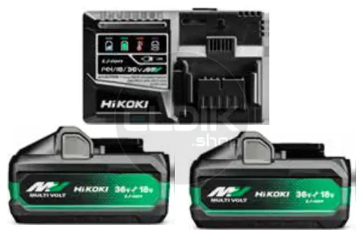 Hikoki UC18YSL3WJZ BoosterPack Multi-Volt - 2 x 8Ah 18V / 4Ah 36V + snellader UC18YSL3