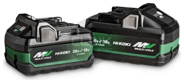 Hikoki BSL36B18X Twin Pack 2x Multi-Volt accu BSL36B18X - 36V 4.0Ah/18V 8.0Ah - 380207