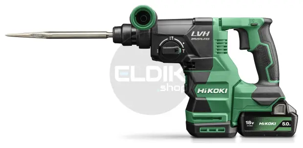 Hikoki DH1826DAWUZ Accu boor-breekhamer met stofafzuigunit - 18 V / 3,2 J - Inclusief lader en 2x 5.0 Ah accu's in HSC IV koffer