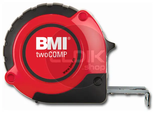 BMI TwoComp 472 5 x Rolbandmaat ABS met zachte handgreep | 5 meter - 472541021/5