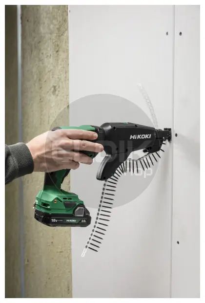 Hikoki W18DAWCZ Accu schroefautomaat - 18 V - Inclusief schroefmagazijn en 2x 4.0Ah accu's en lader in HSC III