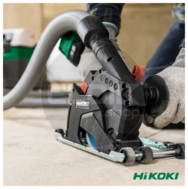 Hikoki 377086 Stofafzuigkap voor doorslijpschijf 125 mm (met geleiderollen)
