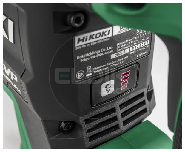 Hikoki DH3640DAW2Z Accu boor-breekhamer - 36 V / 9,2 J - SDS-Max - Exclusief lader en accu's - Kunststof koffer