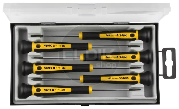 Felo 240 961 66 Schroevendraaierset Sleuf en Philips | 6-delig