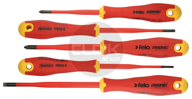 Felo 413 851 98 VDE Schroevendraaierset Sleuf en Philips | 5-delig