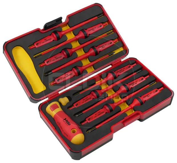 Felo 063 812 06 VDE Schroevendraaierset Sleuf, Torx®, Philips en Pozidrive losse kling