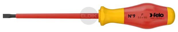 Felo 913 055 90 VDE Schroevendraaier Sleuf 5,5