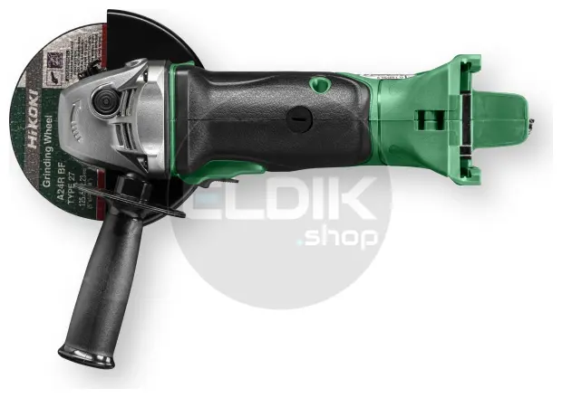 Hikoki G18DSL2W5Z Accu haakse slijpmachine - 18V / 125mm - Exclusief lader en accu's