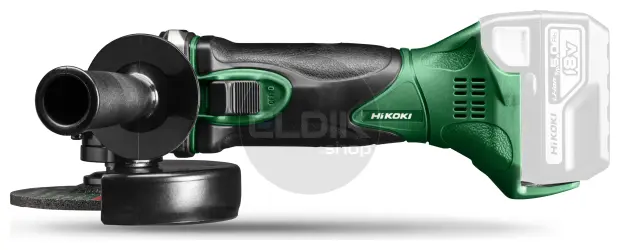 Hikoki G18DSL2W5Z Accu haakse slijpmachine - 18V / 125mm - Exclusief lader en accu's