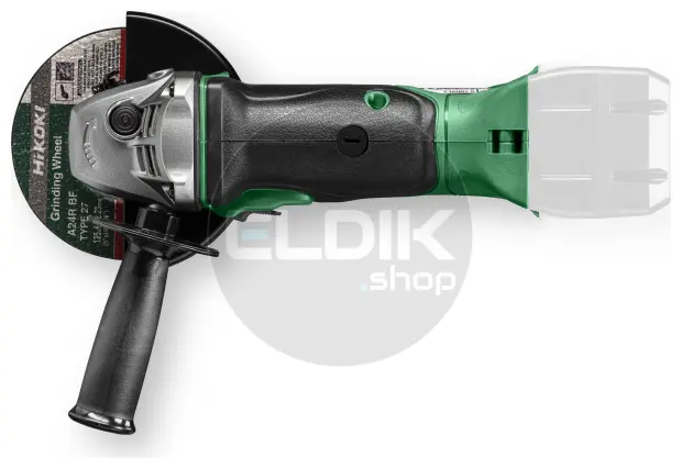 Hikoki G18DSL2W5Z Accu haakse slijpmachine - 18V / 125mm - Exclusief lader en accu's
