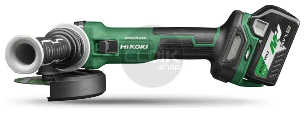 Hikoki G3613DEWQZ Accu haakse slijpmachine- 36V / 125 mm - Inclusief lader en 2 MV accu's - In HSC III koffer