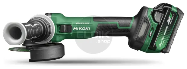 Hikoki G3613DEWQZ Accu haakse slijpmachine- 36V / 125 mm - Inclusief lader en 2 MV accu's - In HSC III koffer