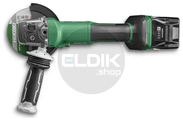 Hikoki G3613DEWQZ Accu haakse slijpmachine- 36V / 125 mm - Inclusief lader en 2 MV accu's - In HSC III koffer