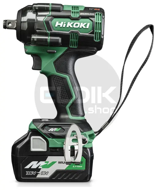 Hikoki WR36DHWRZ Accu slagmoersleutel - 36 V / 380 Nm-700 Nm / 1/2" - Inclusief lader en 2x MV accu's - HSC II koffer