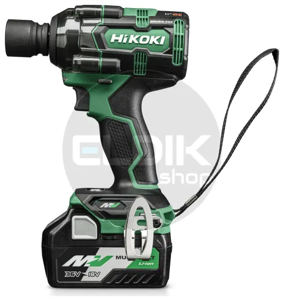 Hikoki WR36DHWRZ Accu slagmoersleutel - 36 V / 380 Nm-700 Nm / 1/2" - Inclusief lader en 2x MV accu's - HSC II koffer