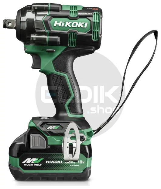Hikoki WR36DHWRZ Accu slagmoersleutel - 36 V / 380 Nm-700 Nm / 1/2" - Inclusief lader en 2x MV accu's - HSC II koffer